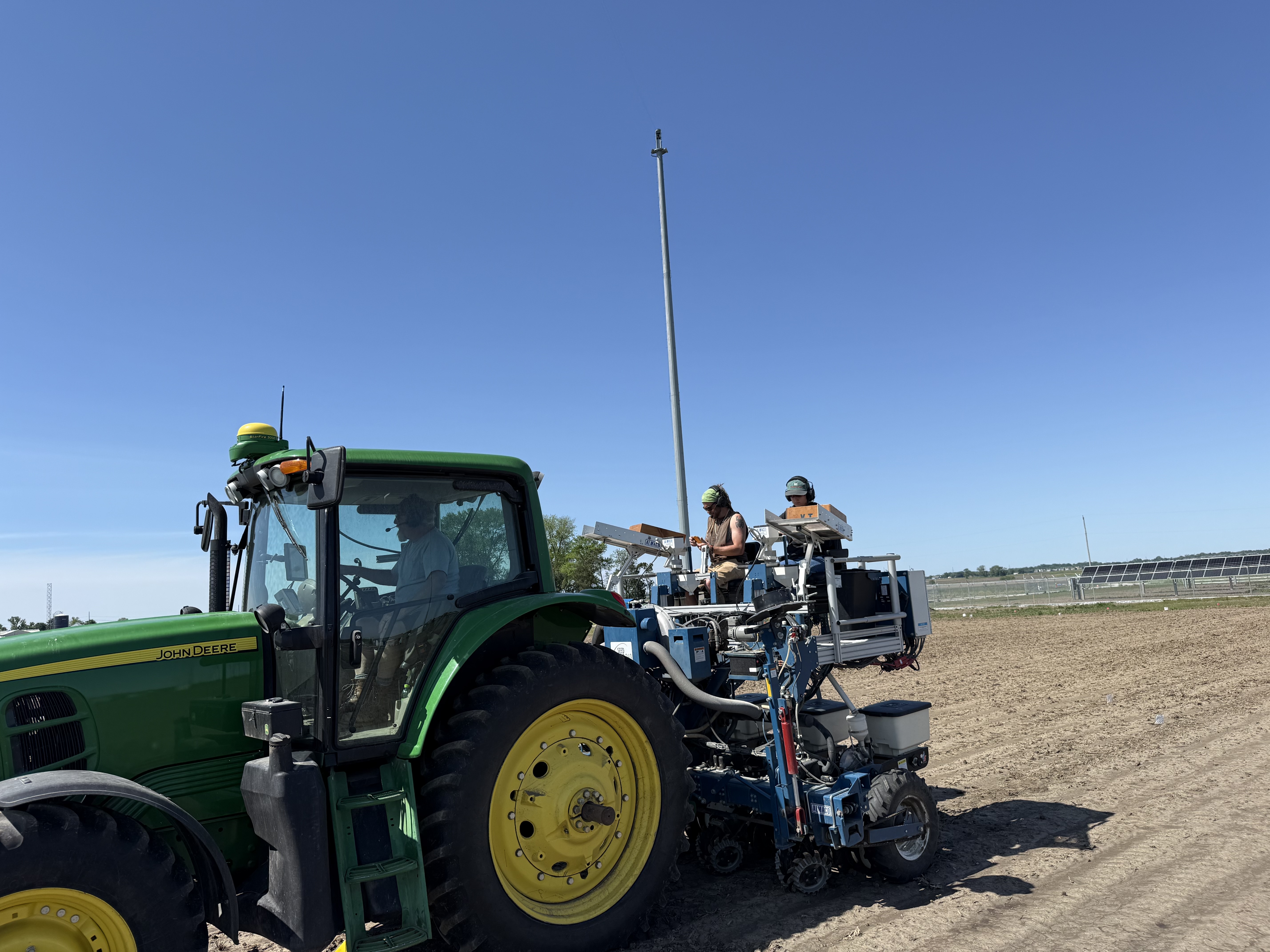 Soybean field trials