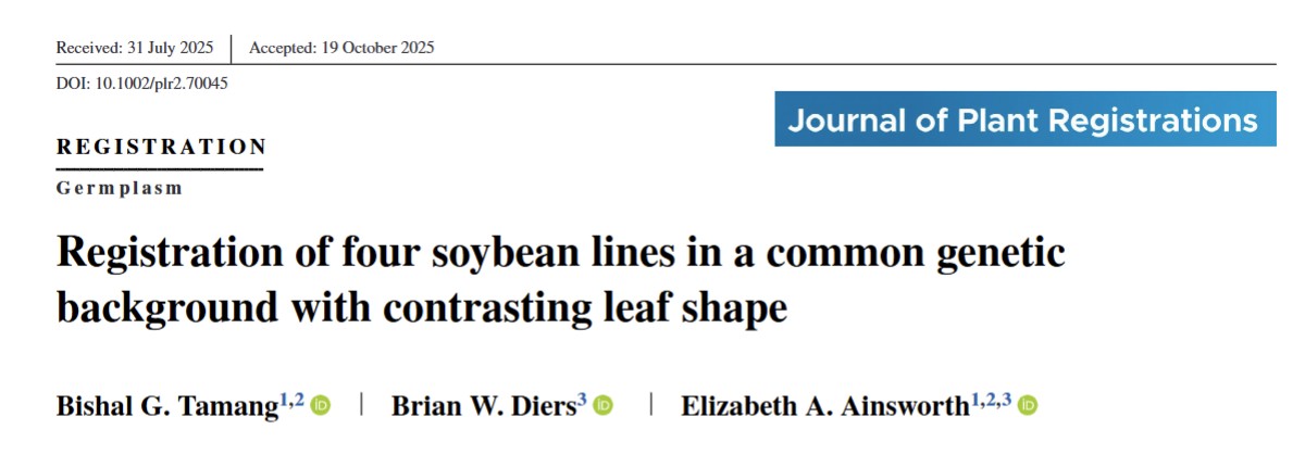 Journal of Plant Registrations 2025